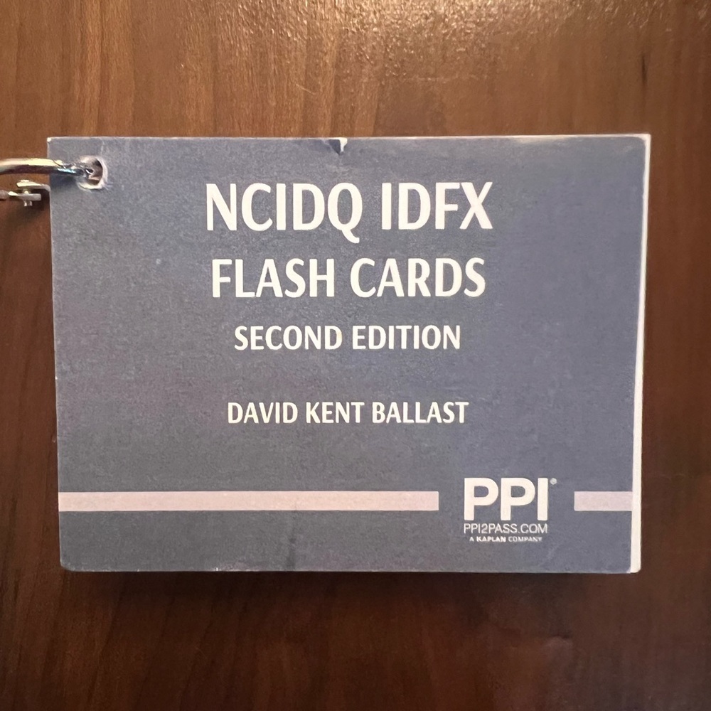 NCIDQ IDFX Flash Cards Second Edition